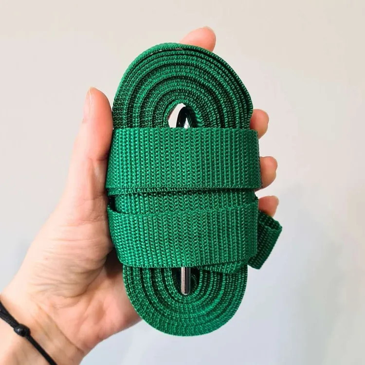 Smycz treningowa ZIELONA 5m 15mm