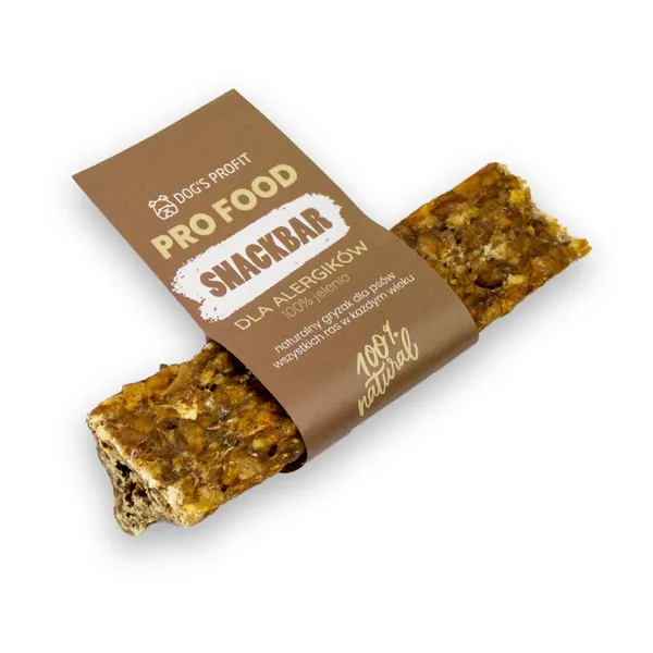 Gryzak dla psa SNACKBAR dla ALERGIKA 100% jeleń