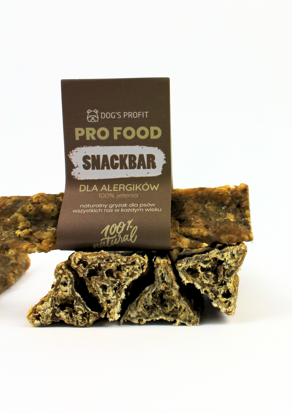 Gryzak dla psa SNACKBAR dla ALERGIKA 100% jeleń 12cm
