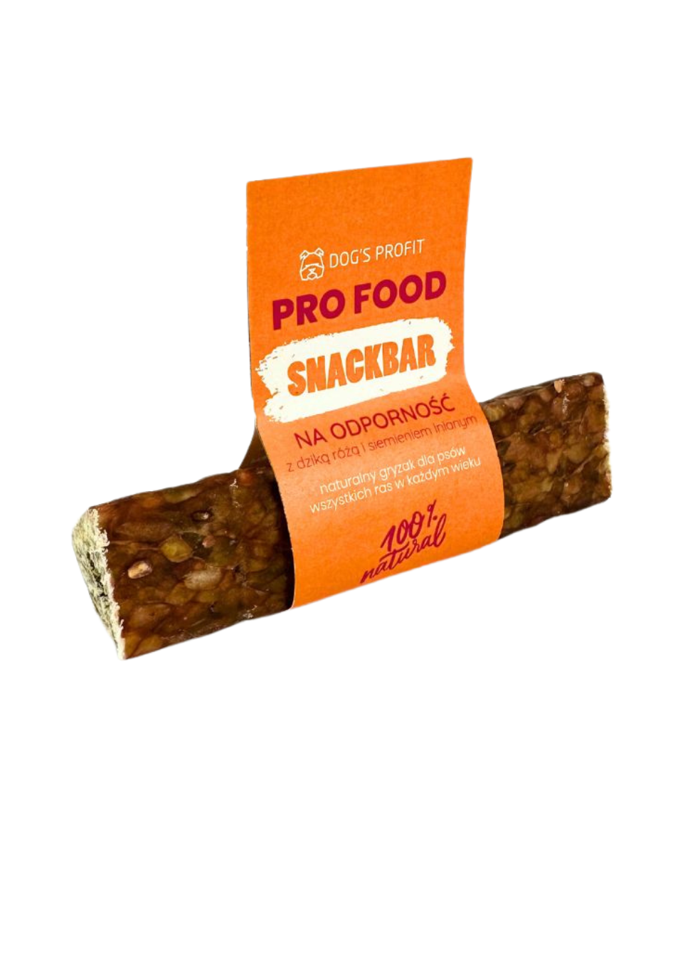 Gryzak dla psa SNACKBAR na ODPORNOŚĆ z dziką różą 12cm