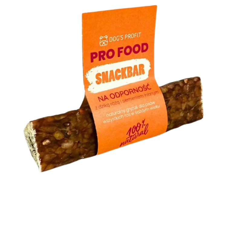 Gryzak dla psa SNACKBAR na ODPORNOŚĆ z dziką różą 12cm