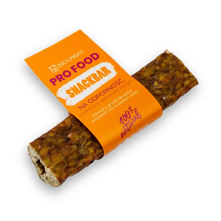Gryzak dla psa SNACKBAR na ODPORNOŚĆ z dziką różą 12cm