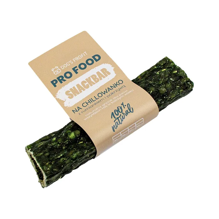 Gryzak dla psa SNACKBAR na CHILLOWANKO z rumiankiem 12cm | 45g