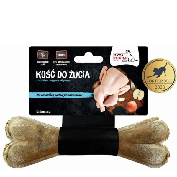 Syta Micha kość do żucia dla psa na delikatny brzuch 13,5 cm