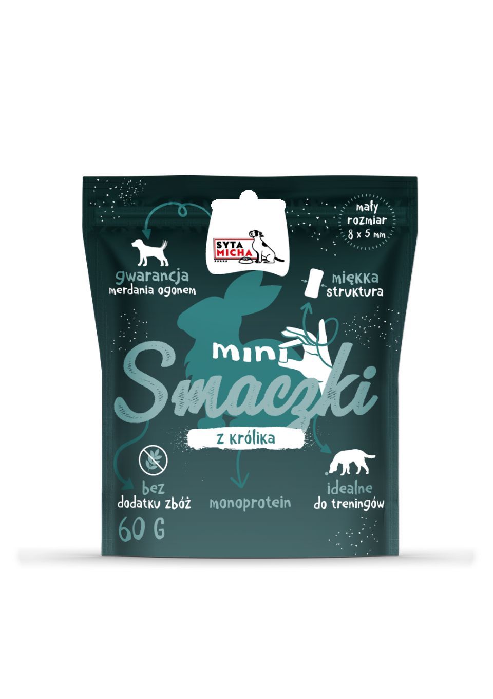Syta Micha Mini smaczki dla psa Z KRÓLIKIEM 60g