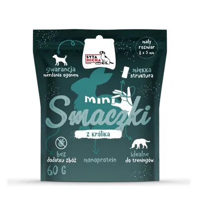 Syta Micha Mini smaczki dla psa Z KRÓLIKIEM 60g