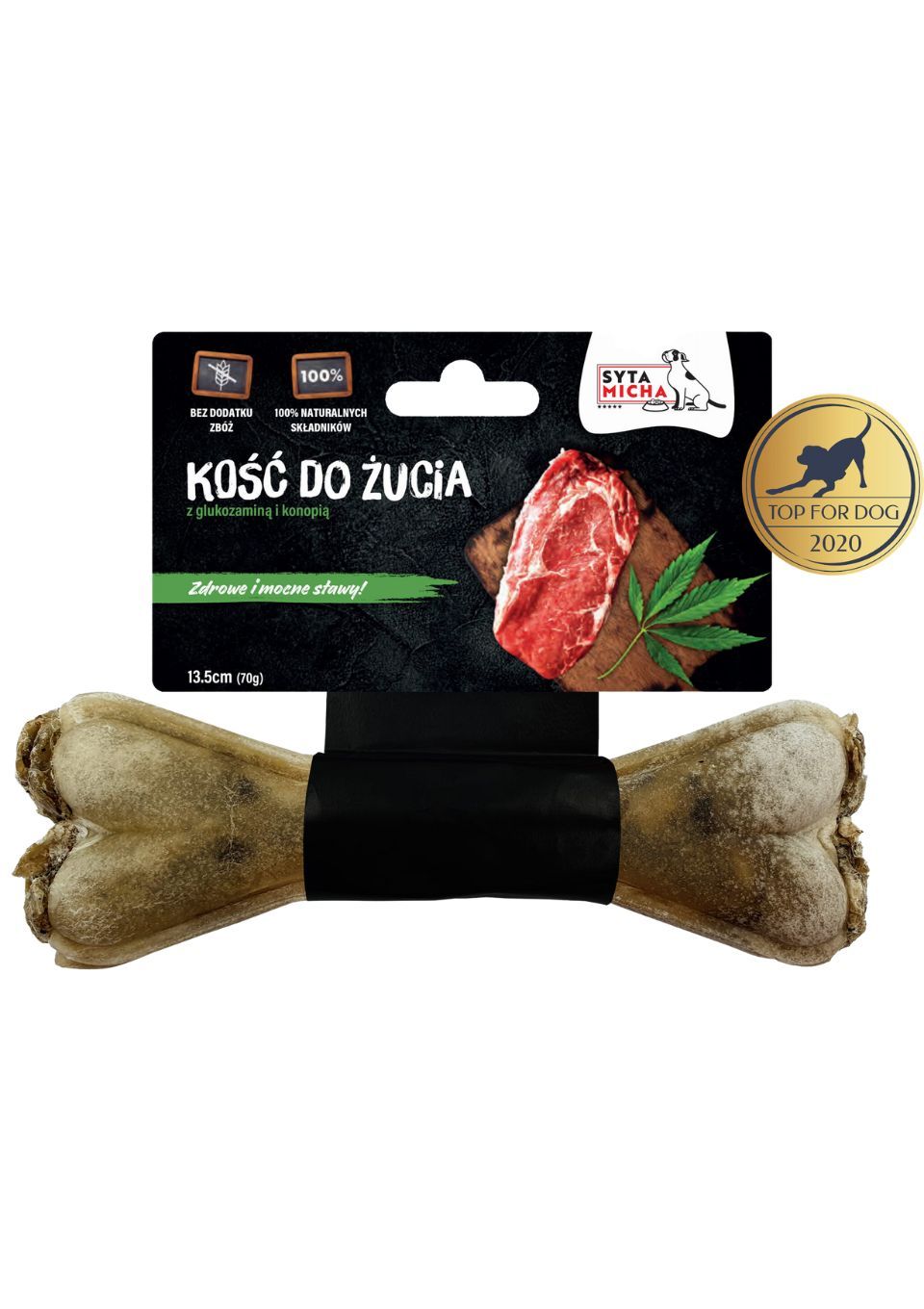 Syta Micha kość do żucia dla psa na MOCNE STAWY 13,5 cm