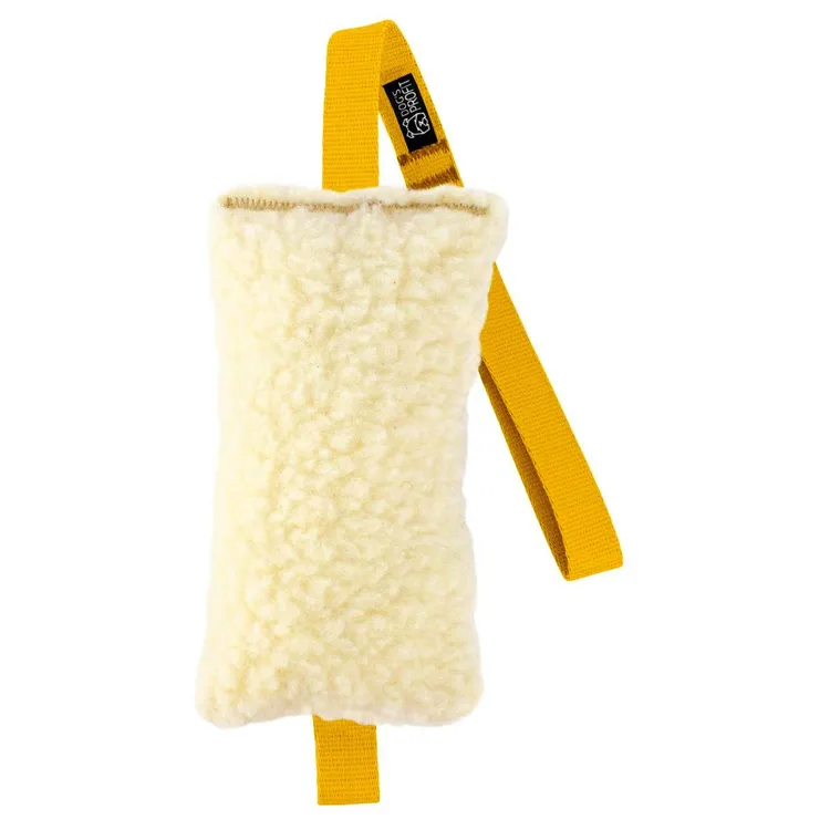 Szarpak dla psa ŻÓŁTY JAK ŚNIEG