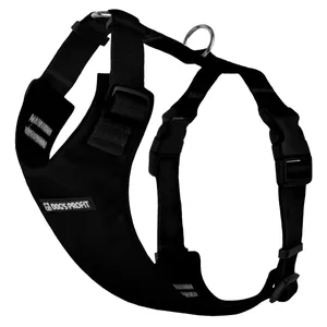 Szelki bezuciskowe CZARNE JAK SERCE EX