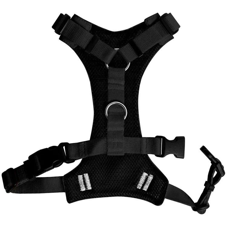 Szelki bezuciskowe CZARNE JAK SERCE EX XS|20mm