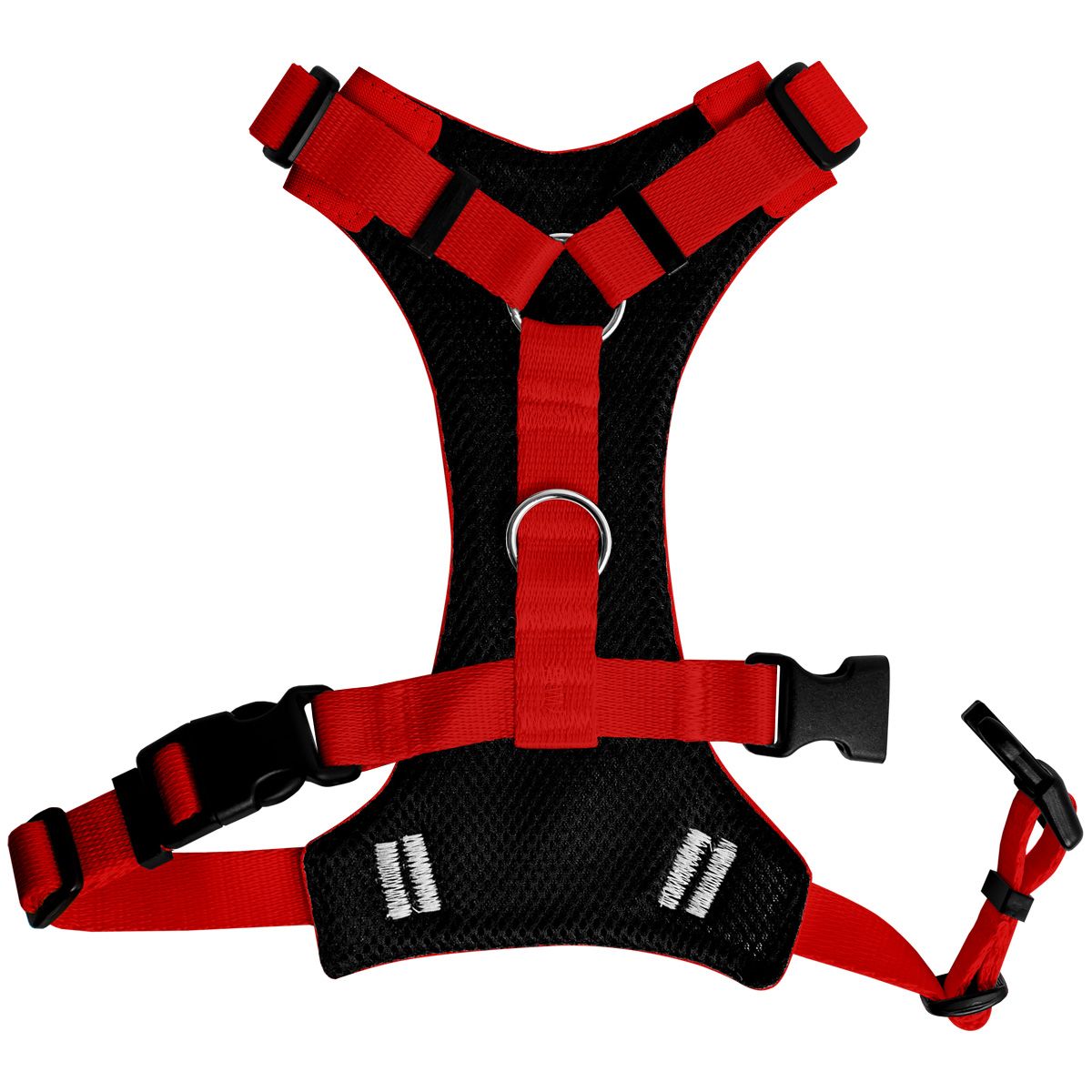 Szelki bezuciskowe CZERWONE JAK CEGŁA XS|20mm