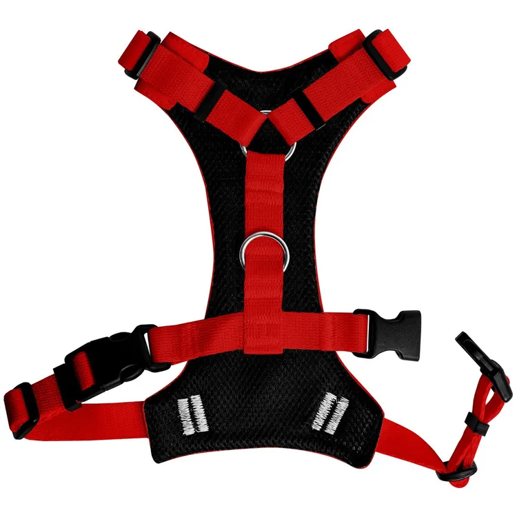 Szelki bezuciskowe CZERWONE JAK CEGŁA XS|20mm