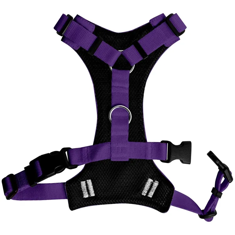 Szelki bezuciskowe FIOLETOWE JAK JAGODZIANKI XS|20mm