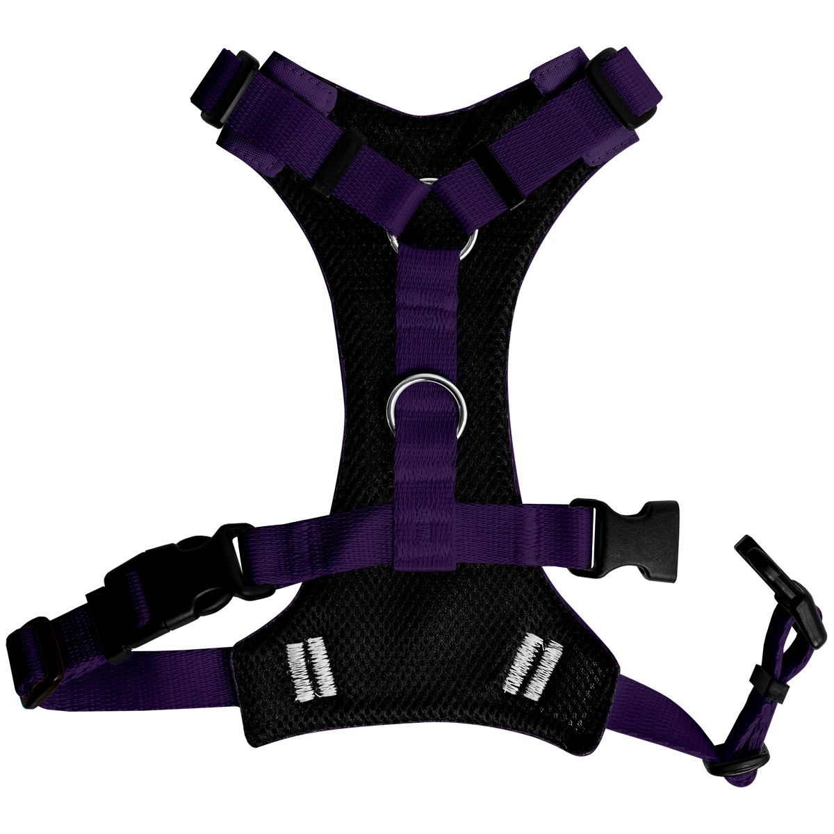 Szelki bezuciskowe FIOLETOWE JAK JAGODZIANKI XS|20mm