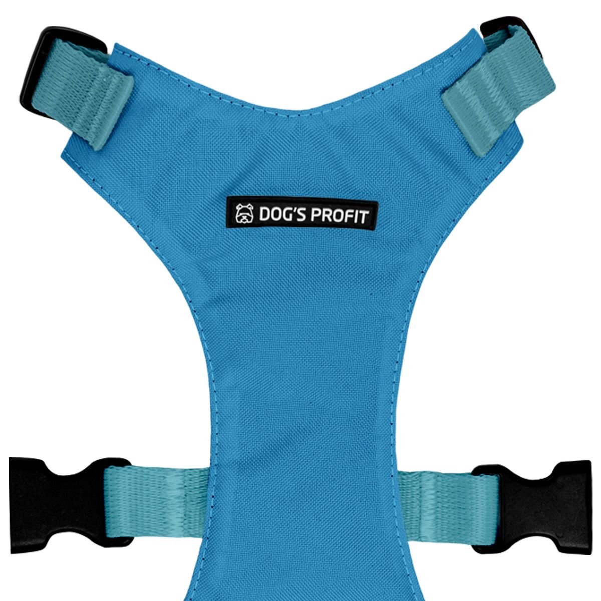 Szelki bezuciskowe NIEBIESKIE JAK NIEBO XS|20mm