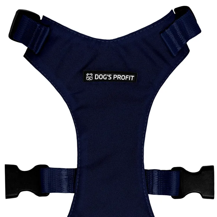 Szelki bezuciskowe NIEBIESKIE JAK NOCNE NIEBO S|20mm