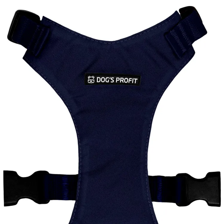 Szelki bezuciskowe NIEBIESKIE JAK NOCNE NIEBO S|20mm