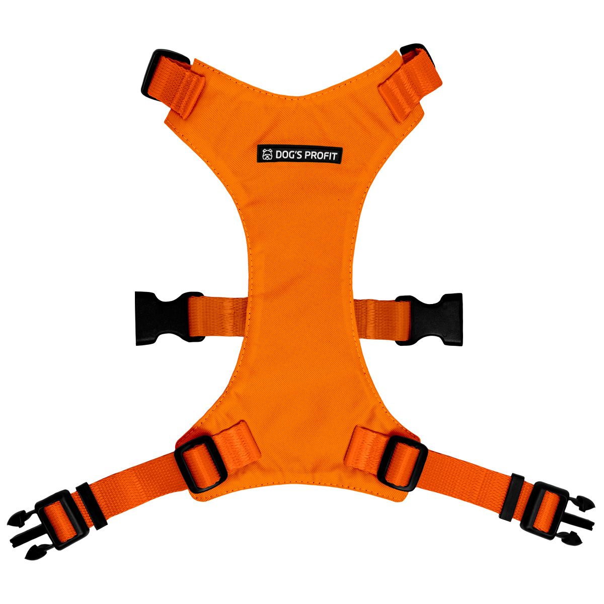 Szelki bezuciskowe POMARAŃCZOWE JAK POMARAŃCZA XS|20mm