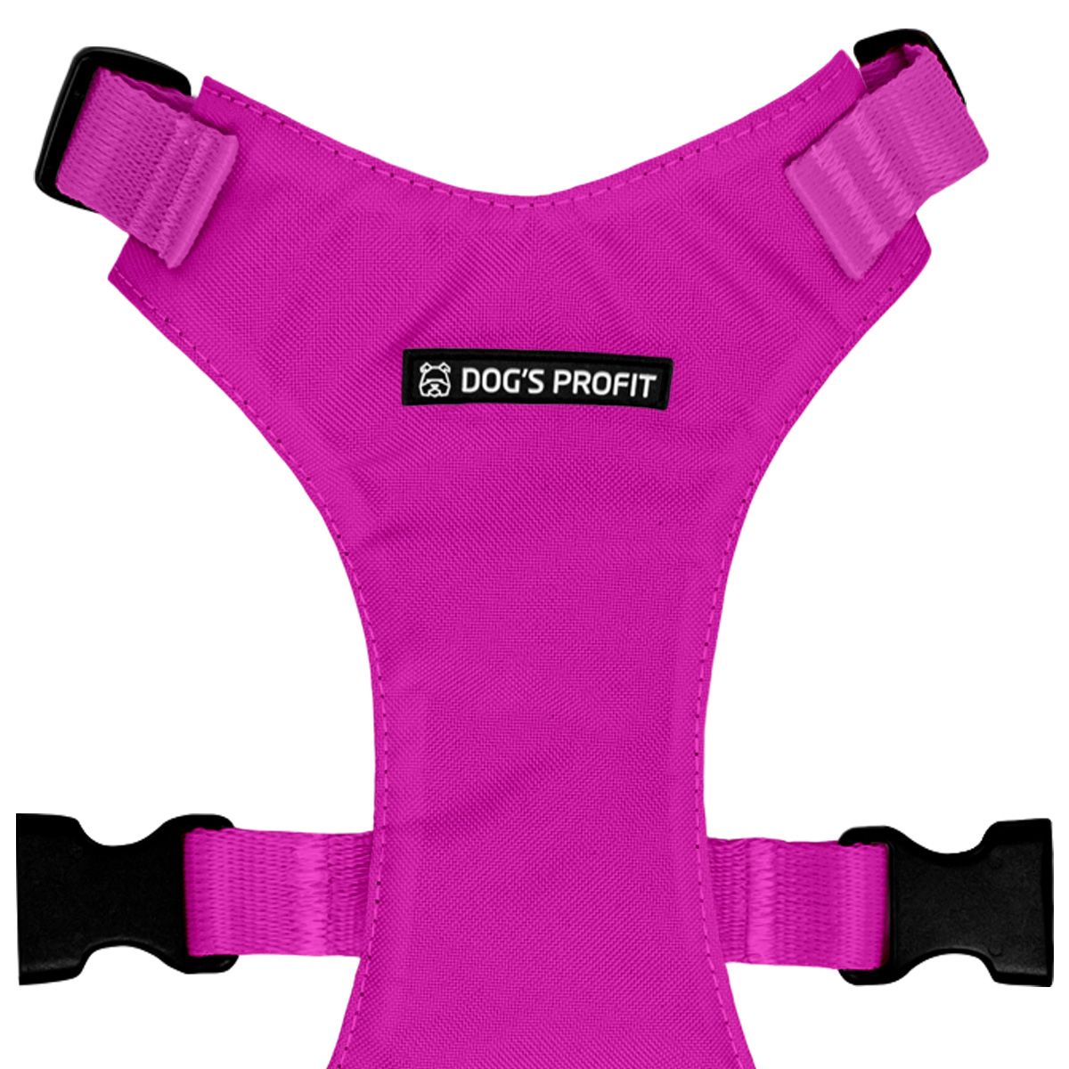 Szelki bezuciskowe RÓŻOWE JAK SIĘ PATRZY XS|20mm