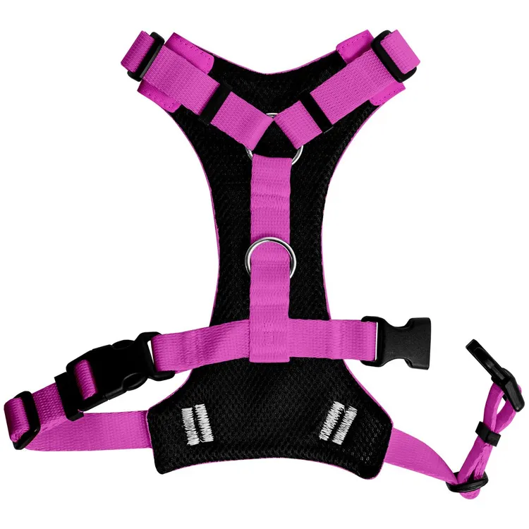 Szelki bezuciskowe RÓŻOWE JAK SIĘ PATRZY XS|20mm