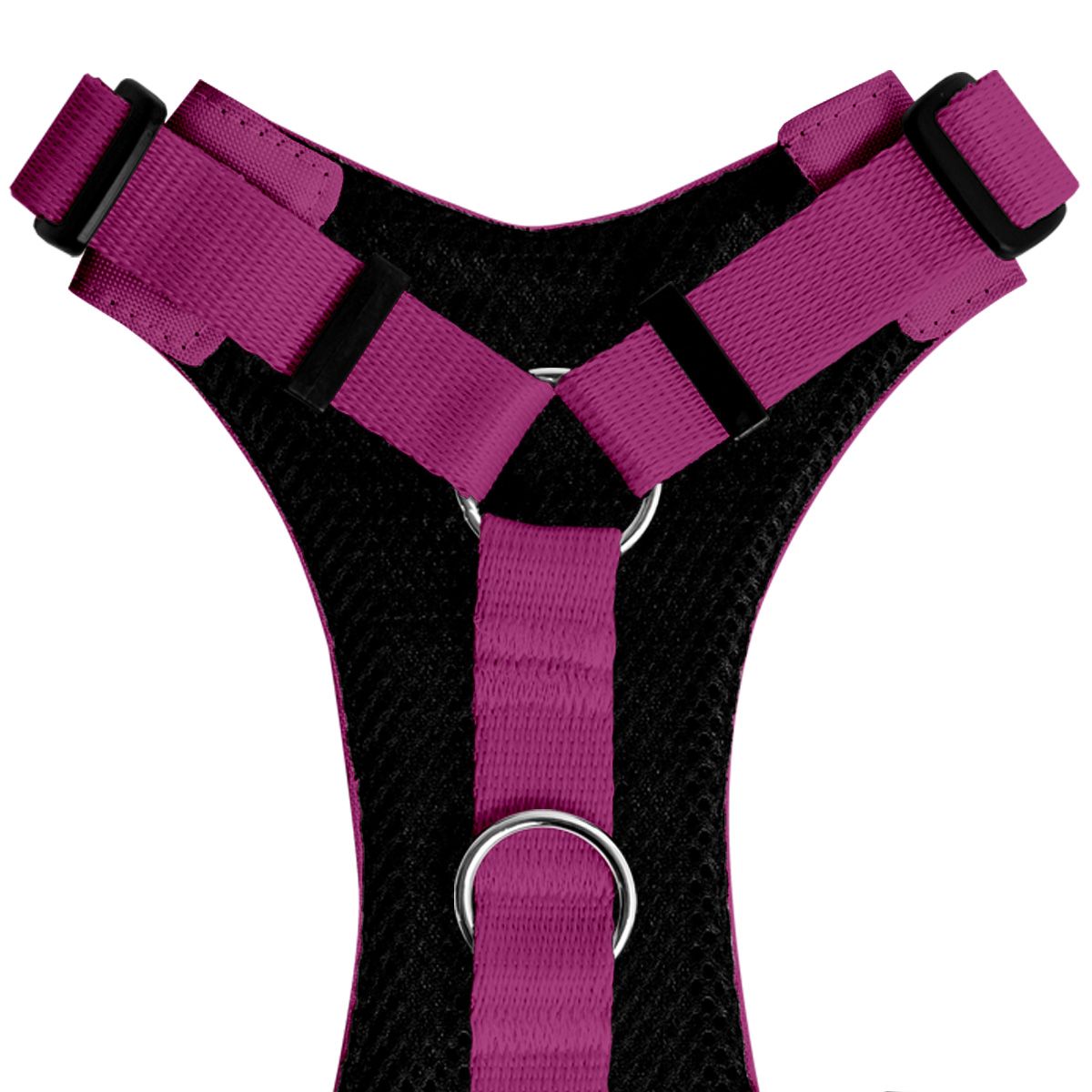 Szelki bezuciskowe RÓŻOWE JAK SIĘ PATRZY XS|20mm