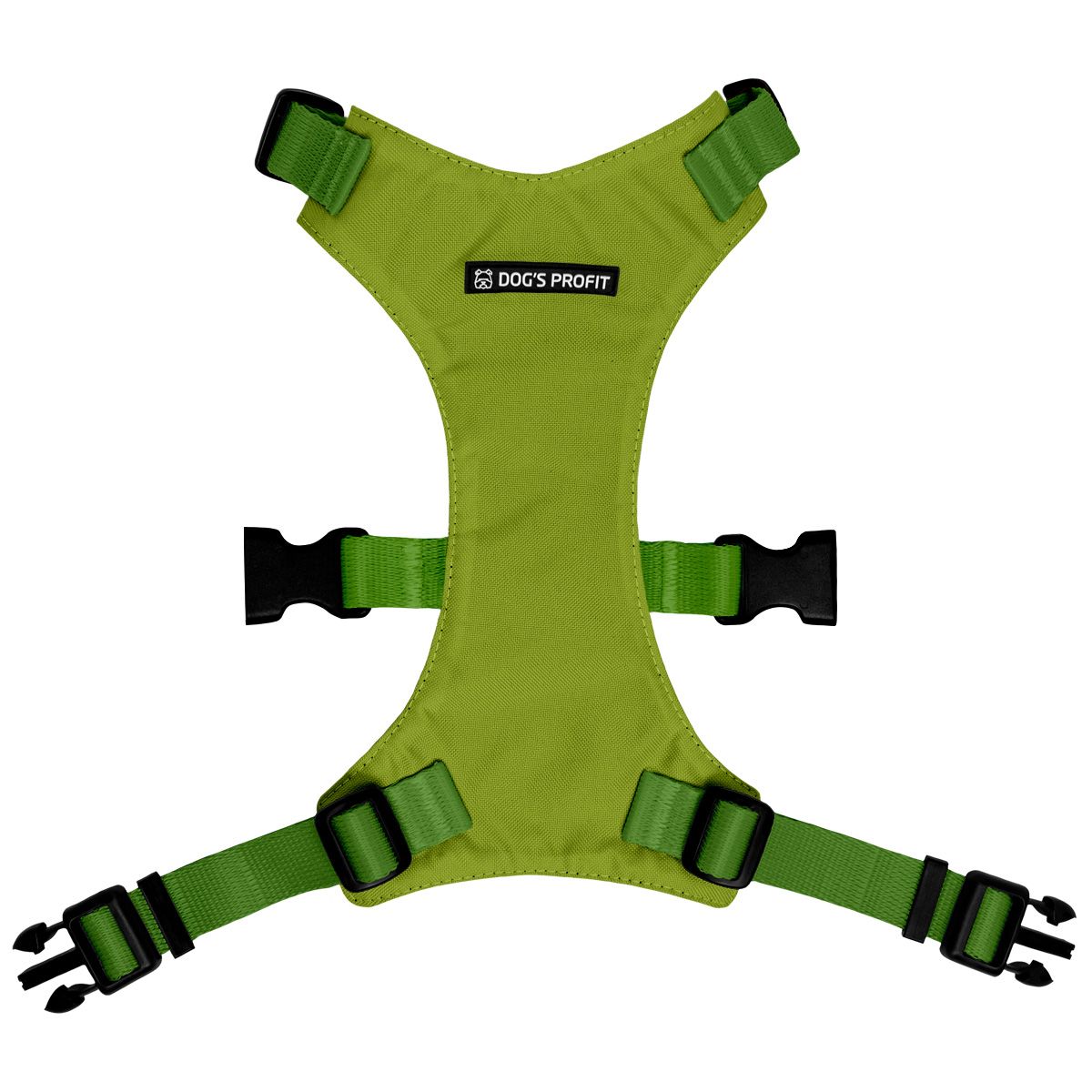 Szelki bezuciskowe ZIELONE JAK TRAWA XS|20mm