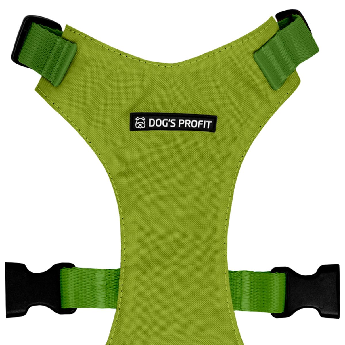 Szelki bezuciskowe ZIELONE JAK TRAWA XS|20mm