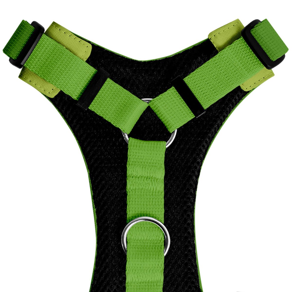 Szelki bezuciskowe ZIELONE JAK TRAWA XS|20mm