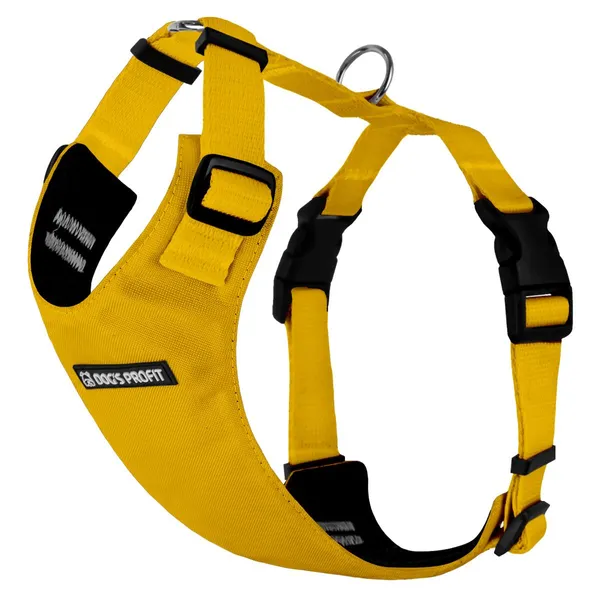 Szelki bezuciskowe ŻÓŁTE JAK ŚNIEG