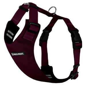 Szelki bezuciskowe BORDOWE JAK WINO