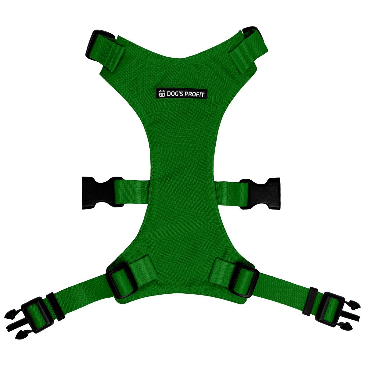 Szelki bezuciskowe ZIELONE JAK MATCHA S|20mm