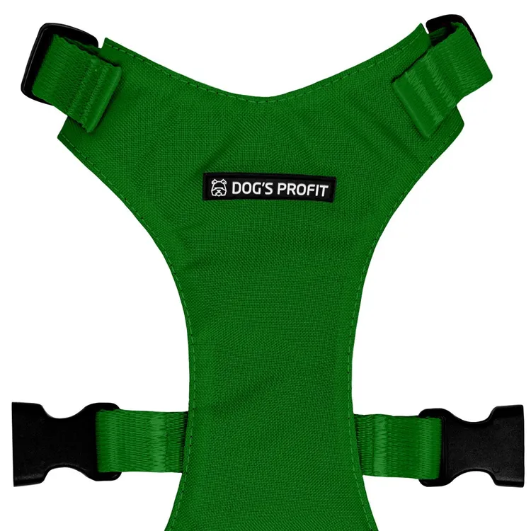 Szelki bezuciskowe ZIELONE JAK MATCHA S|20mm