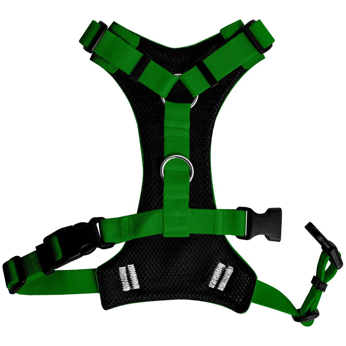 Szelki bezuciskowe ZIELONE JAK MATCHA S|20mm