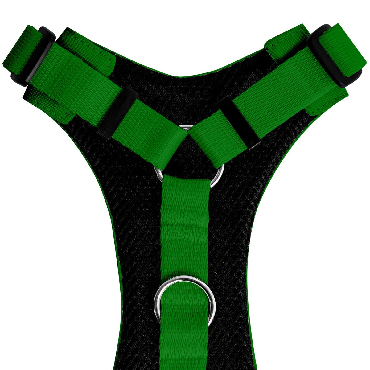 Szelki bezuciskowe ZIELONE JAK MATCHA S|20mm