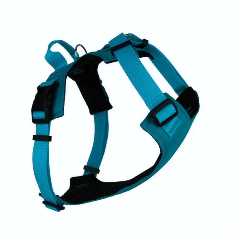 Szelki bezuciskowe dla psa PRO-COMFORT™ TURKUSOWE M|25mm