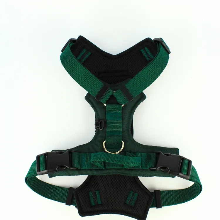 Szelki bezuciskowe dla psa PRO-COMFORT™ BUTELKOWA ZIELEŃ M|25mm