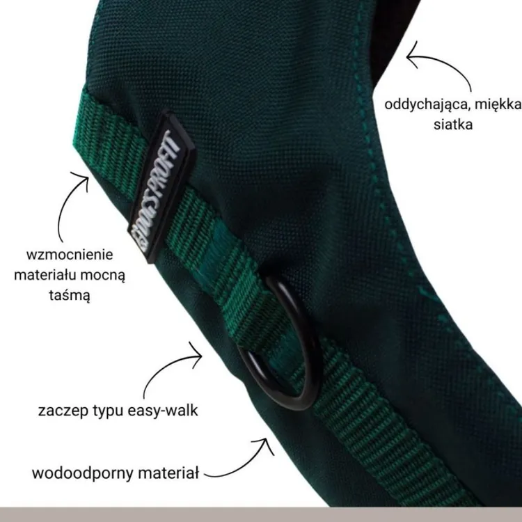 Szelki bezuciskowe PRO-ACTIVE™ LIMONKA XS | 20mm