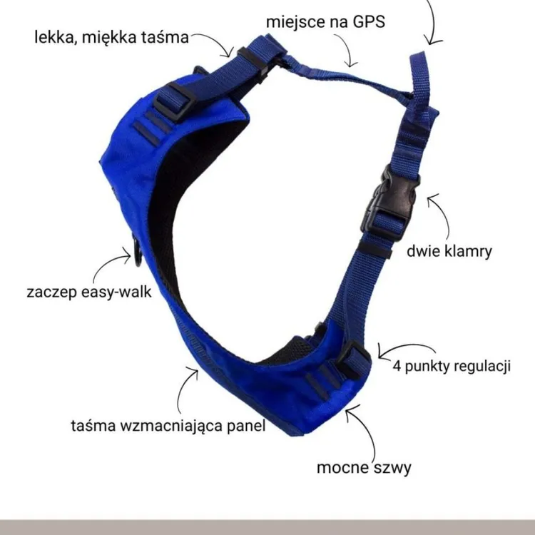Szelki bezuciskowe PRO-ACTIVE™ LIMONKA XS | 20mm