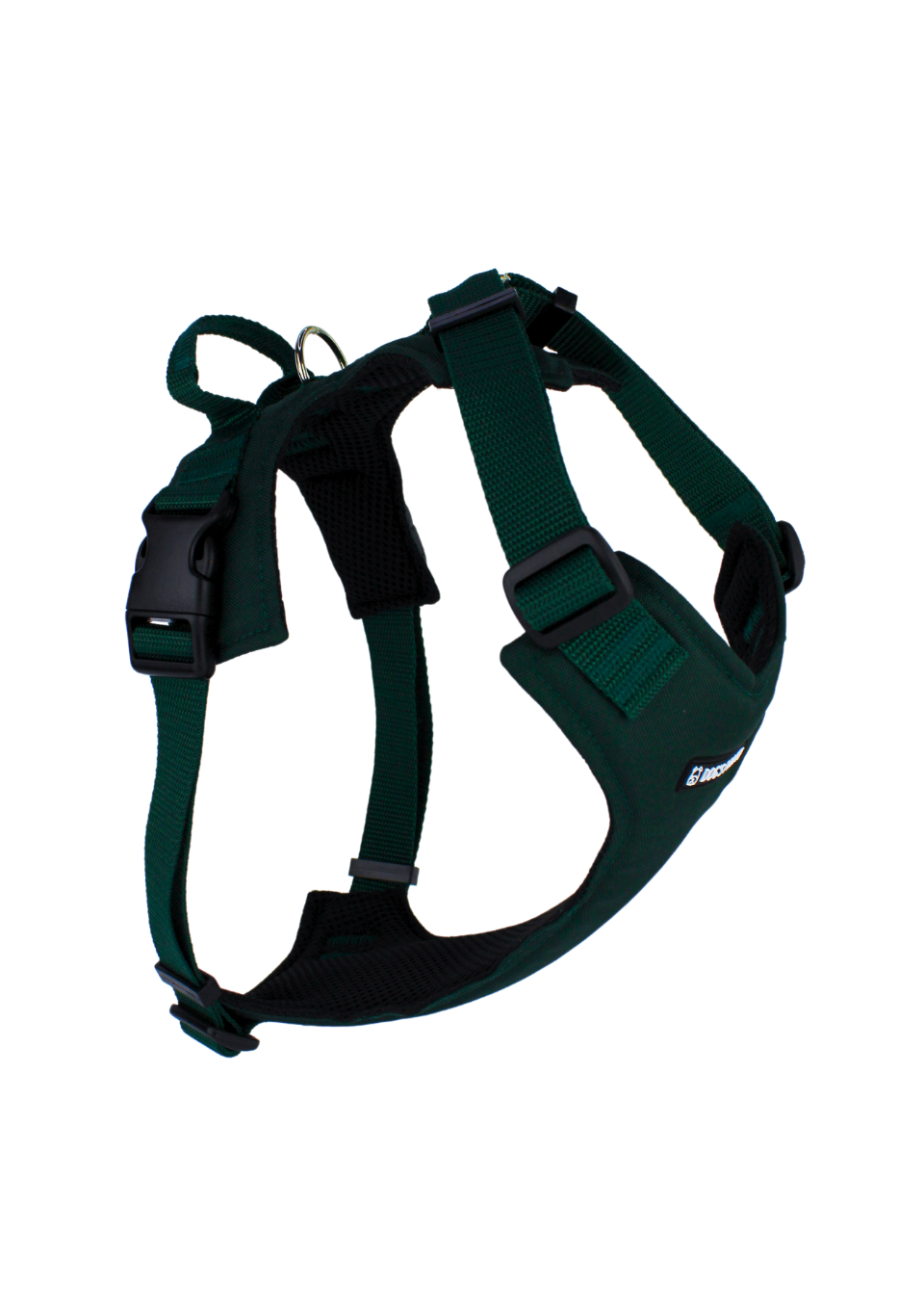 Szelki bezuciskowe dla psa PRO-COMFORT™ BUTELKOWA ZIELEŃ M|25mm