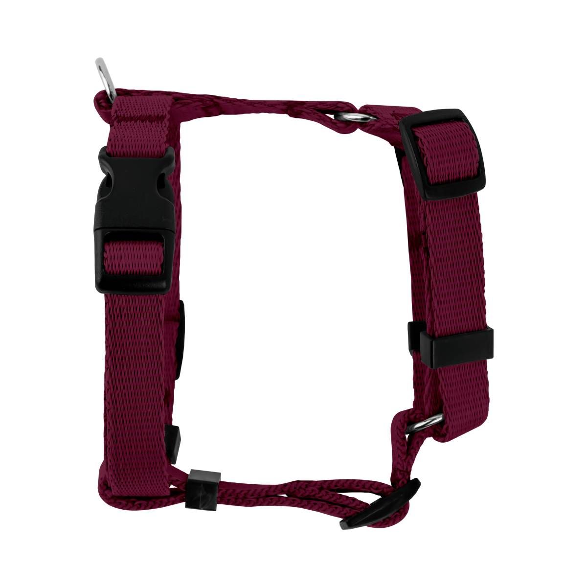 Szelki dla szczeniaka BORDOWE JAK WINO S