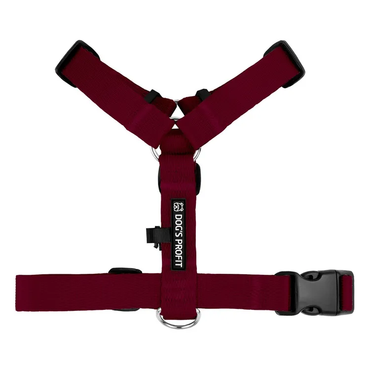Szelki typu guard BORDOWE JAK WINO S|20mm