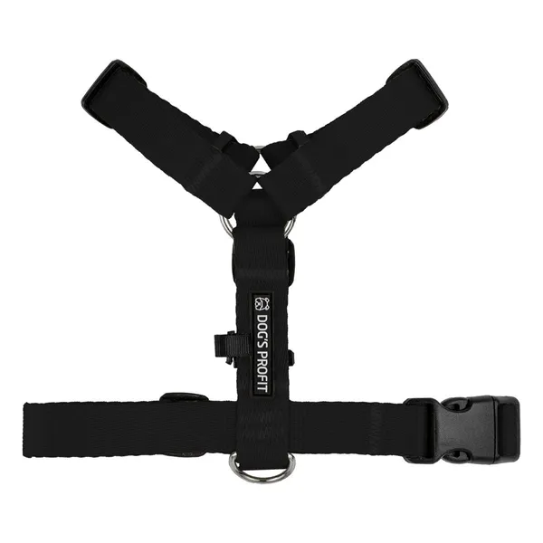 Szelki typu guard CZARNE JAK SERCE EX