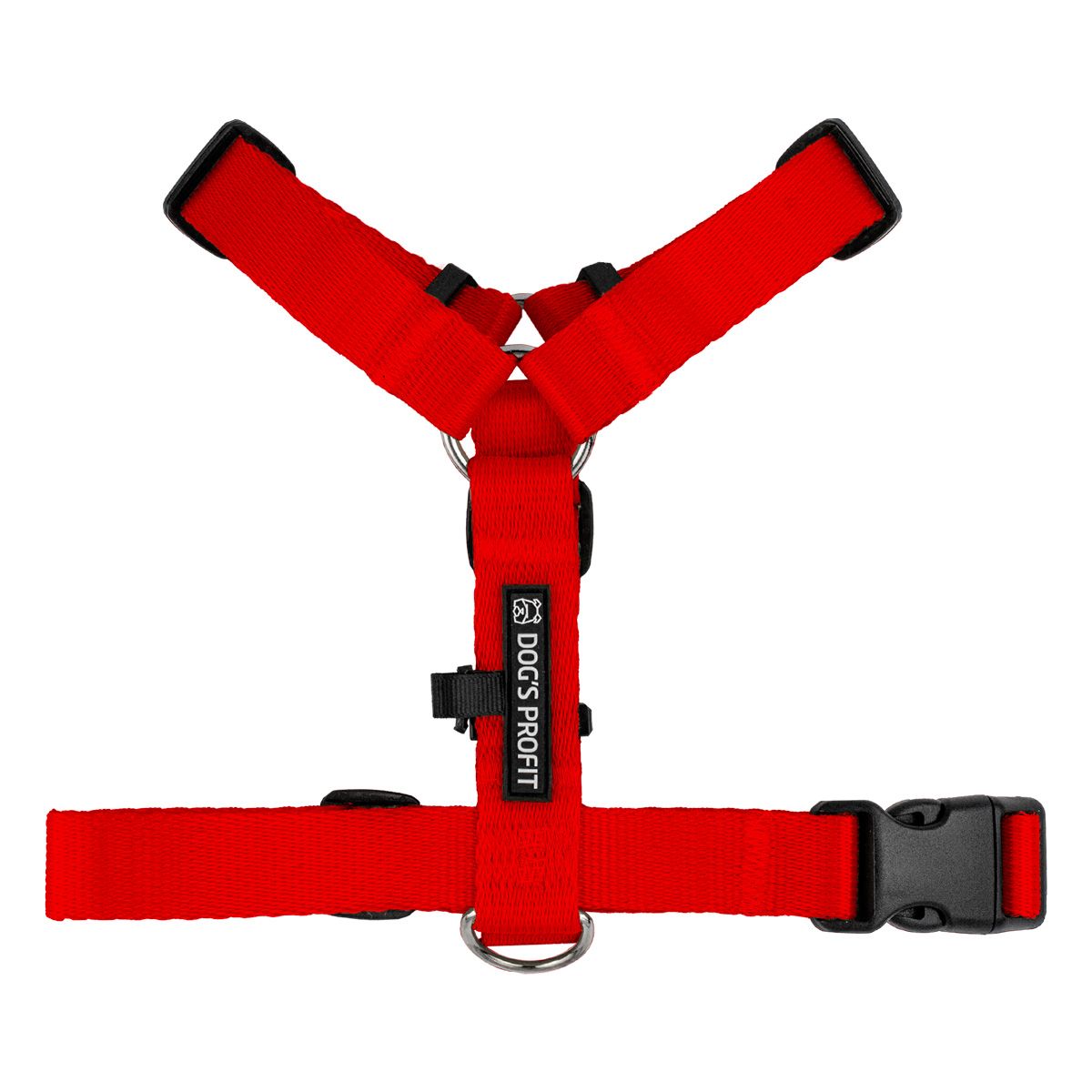 Szelki typu guard CZERWONE JAK CEGŁA S|20mm