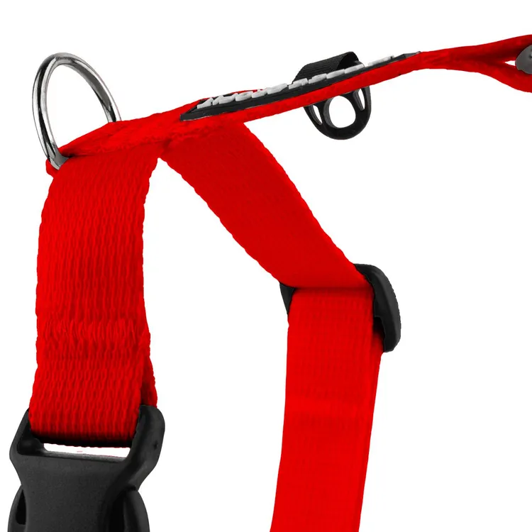 Szelki typu guard CZERWONE JAK CEGŁA S|20mm