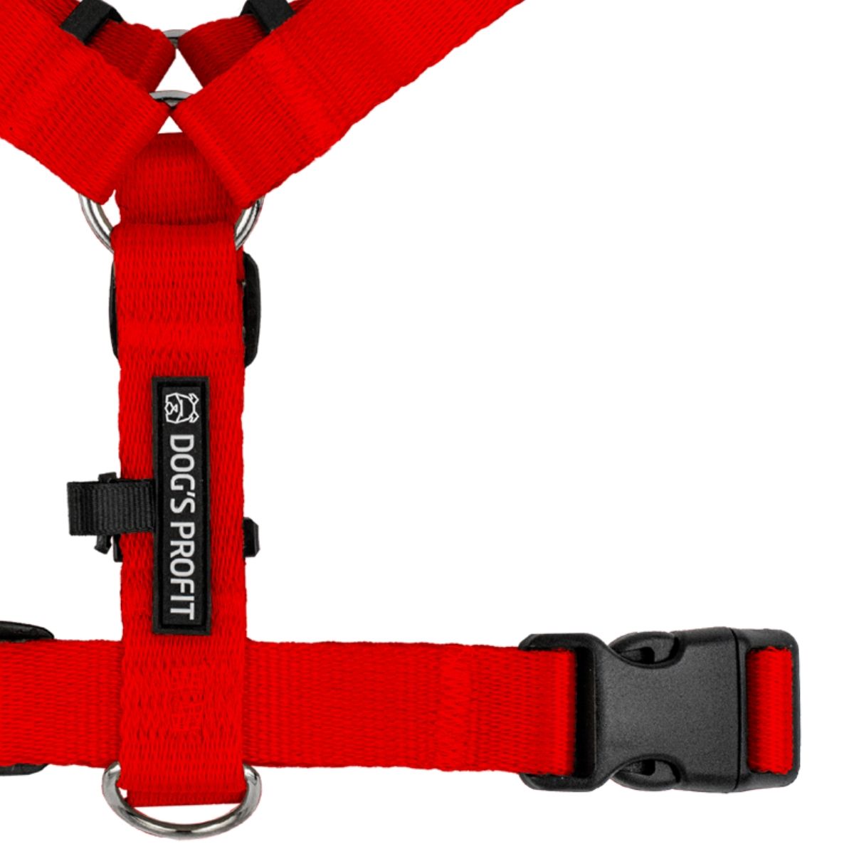 Szelki typu guard CZERWONE JAK CEGŁA S|20mm