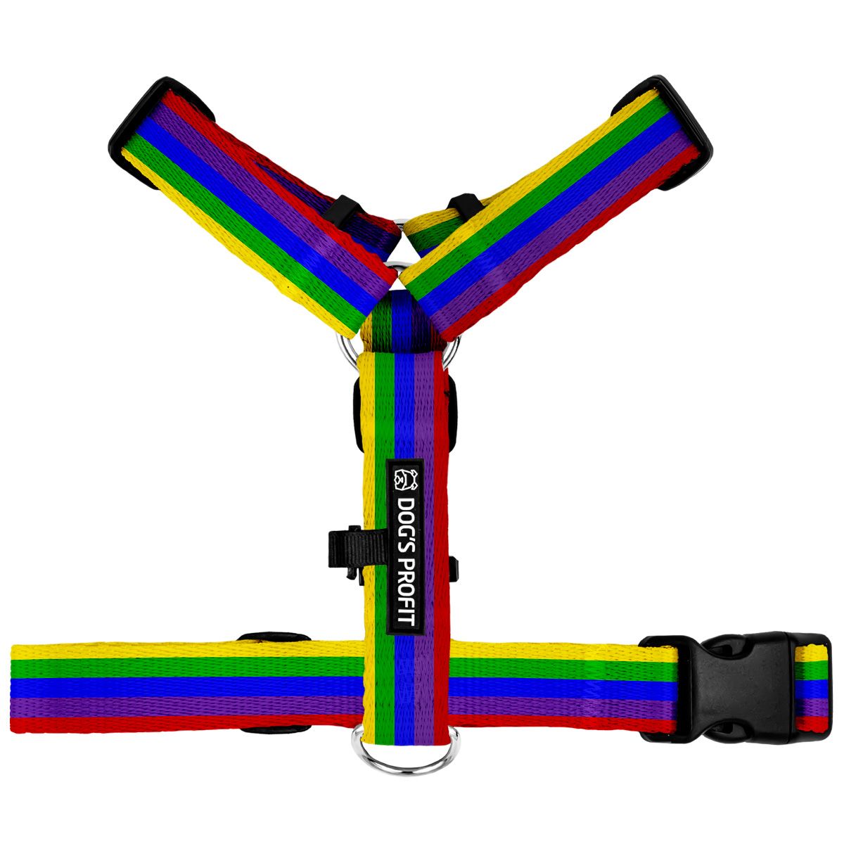 Szelki typu guard  KOLOROWE JAK TĘCZA S|20mm