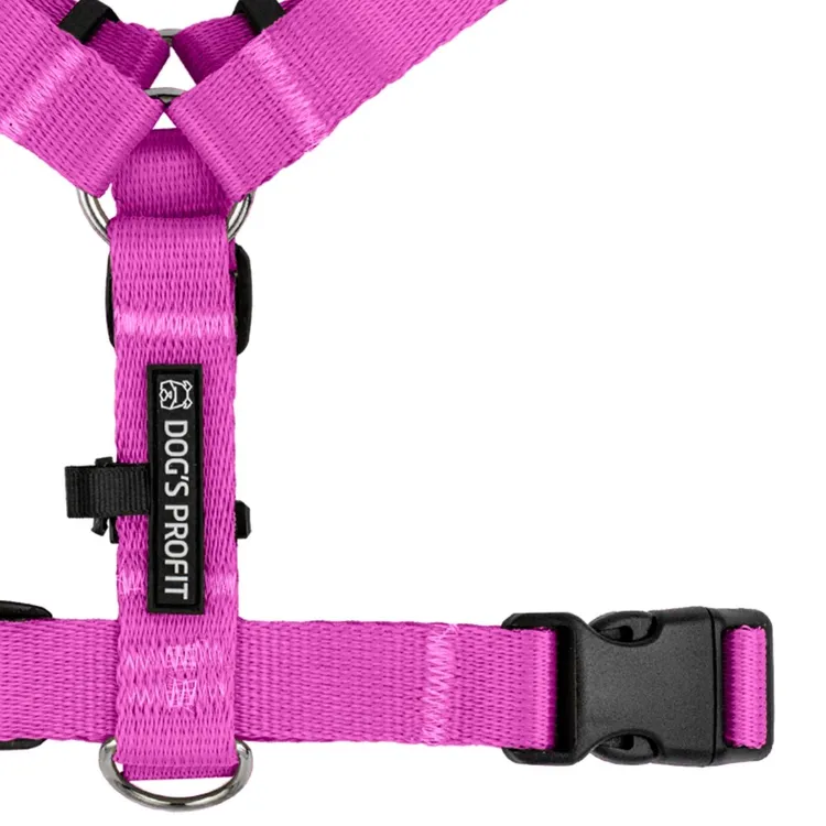 Szelki typu guard RÓŻOWE JAK SIĘ PATRZY S|20mm