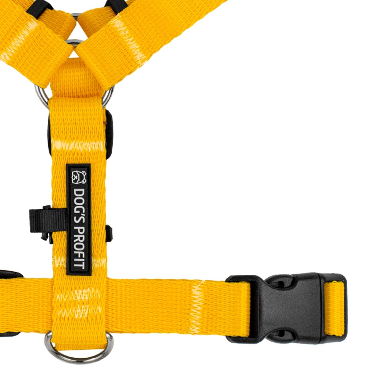 Szelki typu guard ŻÓŁTY JAK ŚNIEG S|20mm