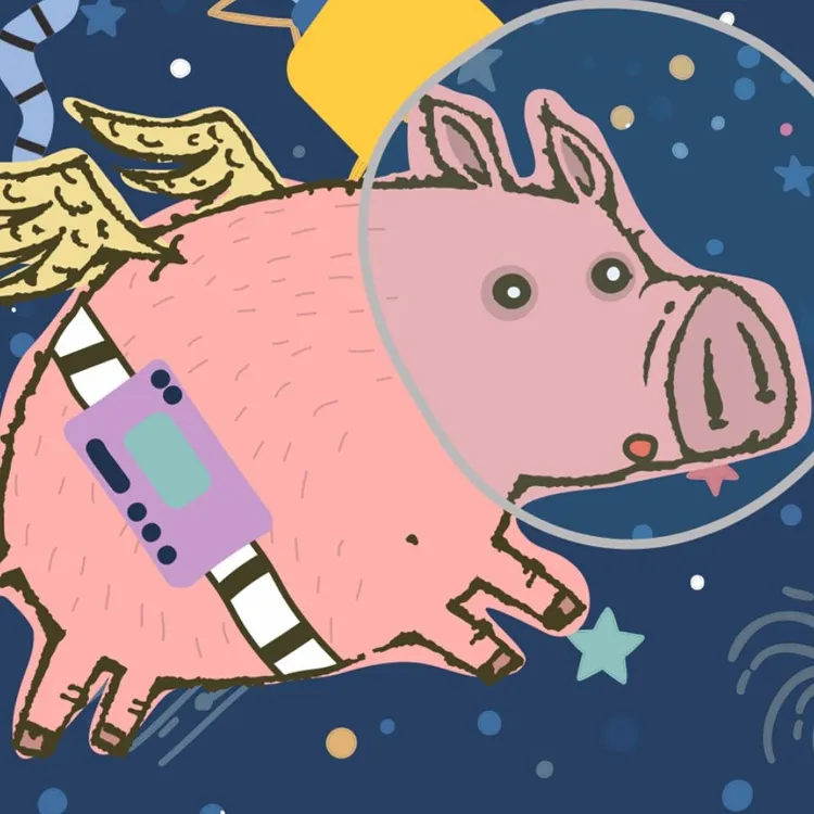 Smycz miejska ASTRO PIG 150cm 20mm