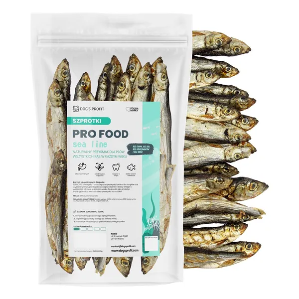 SZPROTKI suszony przysmak dla psa